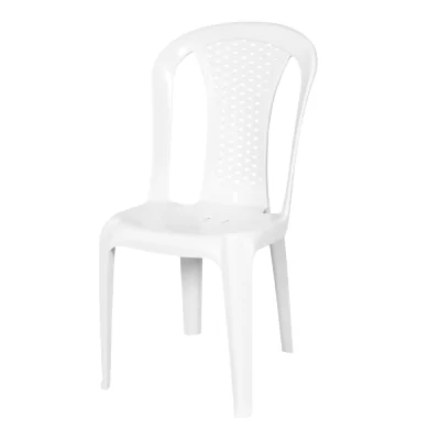 Chaise Bistrot Plastique MACHMOUM -Blanc