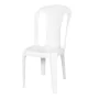 Chaise Bistrot Plastique MACHMOUM -Blanc