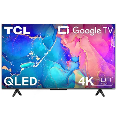 Téléviseur TCL 65\'\' Smart C635 Google 4K QLED & GAME MASTER 2022
