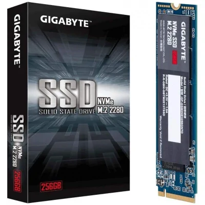 DISQUE DUR INTERNE GIGABYTE NVME SSD M.2 / 256 GO