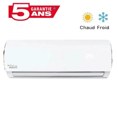 Climatiseur BIOLUX 9000BTU Chaud & Froid Tropical