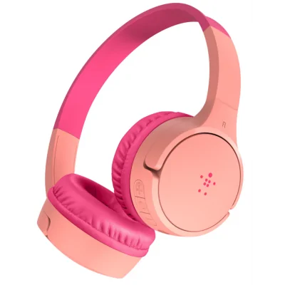 CASQUE SANS FIL CIRCUM-AURAL BELKIN SOUNDFORM MINI KIDS - ROSE