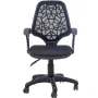 Chaise Secrétaire PETEK Avec Accoudoirs -Noir