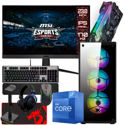 SETUP GAMER SPECIAL PC DE BUREAU GAMING / I7-12700F / RTX 3070 ICHI