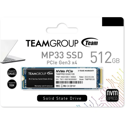 DISQUE DUR INTERNE SSD M.2 TEAMGROUP MP33 / 512 GO