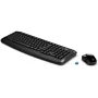 Ensemble Clavier AZERTY + Souris Sans Fil HP 300 - Noir