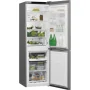 Réfrigérateur Combiné Whirlpool 360 Litres NoFrost -Inox