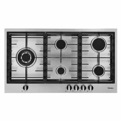 Plaque De Cuisson Focus 5 Feux 90 Cm -Inox