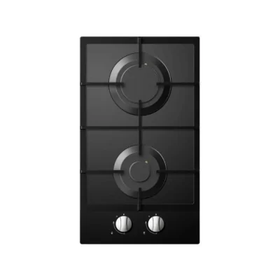 Plaque De Cuisson À Gaz 2 Feux Focus 30 Cm -Noir