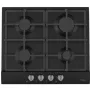 Plaque De Cuisson Focus 4 Feux 60Cm Fonte Thermocuple -Noir