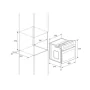 Four Encastrable Multifonction Focus 58 Litres -Inox