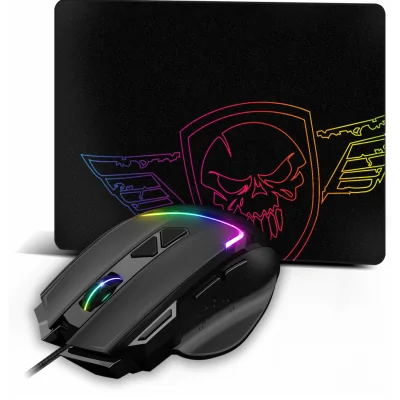 Ensemble Souris Et Tapis Gaming SPIRIT Of Gamer Pro-M3 RGB