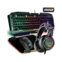 Pack Gaming Spirit Of Gamer 4en1: Clavier + Casque + Souris + Tapis