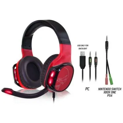 MICRO CASQUE GAMER SPIRIT OF GAMER ELITE H60 ROUGE