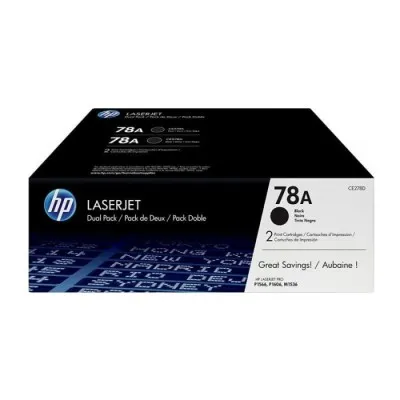 Pack de 2 Toner Original LaserJet HP 78A - Noir