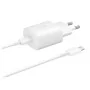 ADAPTATEUR DE CHARGE SAMSUNG PD 25W AVEC CÂBLE - Blanc