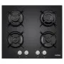 Plaque De Cuisson Encastrable Premium 4 Feux 60 Cm -Noir