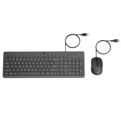 Ensemble Clavier + Souris Sans Fil HP 150 AZERTY ARABISE - Noir