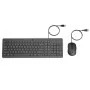 Ensemble Clavier + Souris Sans Fil HP 150 AZERTY ARABISE - Noir