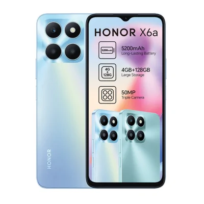 Smartphone HONOR X6A 4 Go 128 Go -Silver