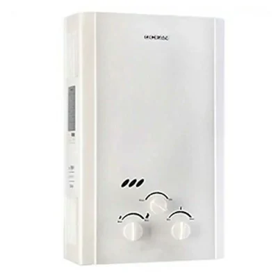 Chauffe Bain Ocean 10Litres Gaz Naturel -Blanc