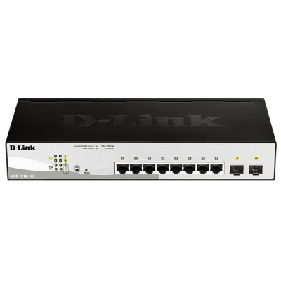 SWITCH D-LINK 10-PORT GIGABIT SMART MANAGED POE