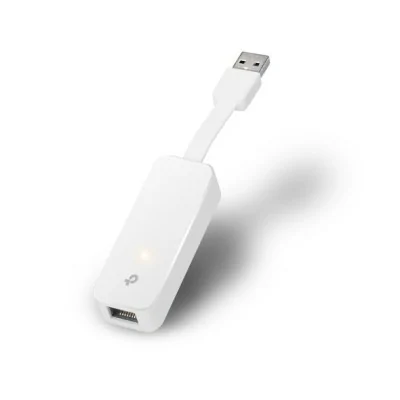 Adaptateur USB 3.0 vers Ethernet Gigabit RJ45 - Blanc