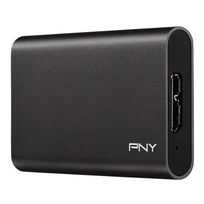Disque Dur portable SSD externe PNY ELITE 960 Go-Noir