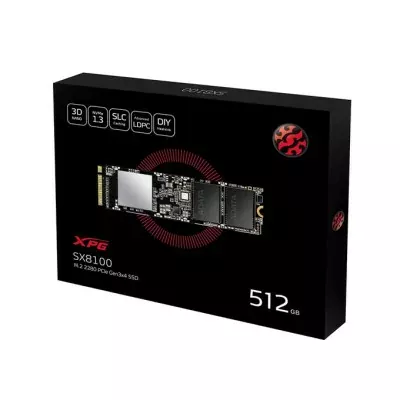 DISQUE DURE INTERNE ADATA 512 GO SSD NVME - (ASX8100NP-512GT-C)