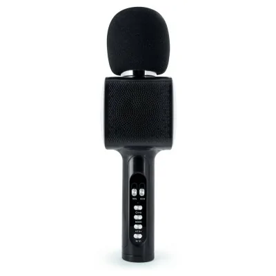 Microphone Karaoke avec effets lumineux - Partybtmic2bk