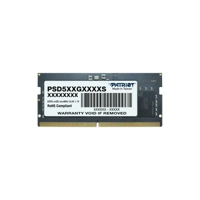 BARETTE MÉMOIRE PATRIOT SODIMM DDR5 CL40  8 GO  4800MHZ