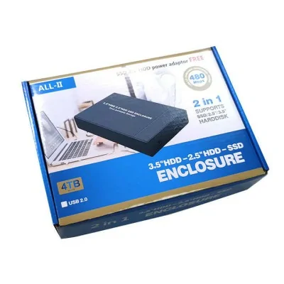 Boîtier disque COMBO 2en1 SSD/HDD 3.5-2.5 USB2.0