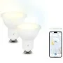 Pack de 2 ampoules KSIX Smart Led Culot GU10 CCT - Wifi