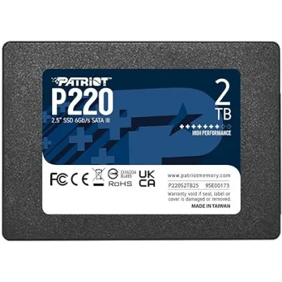 Disque Dur SSD Patriot P220 2 To  SATA III 2,5