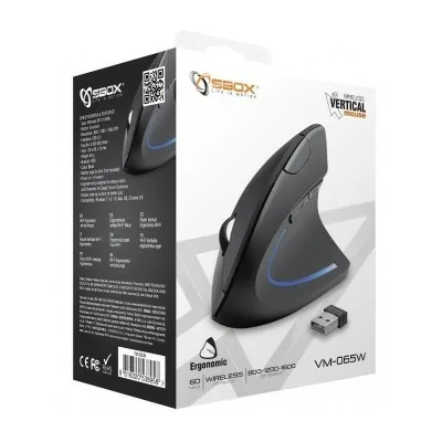 Souris Sans Fil Professionnelle Vertical SBOX VM-065W