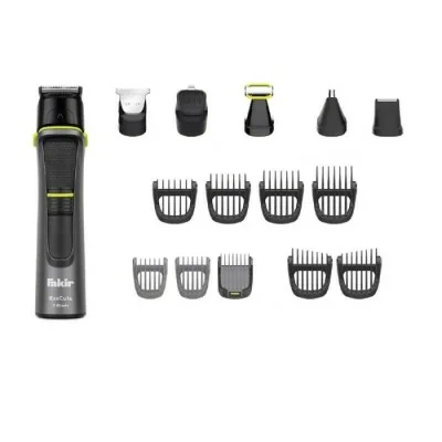 Coffret De Tondeuse Rechargeable FAKIR avec Accessoires 15en1 -Noir