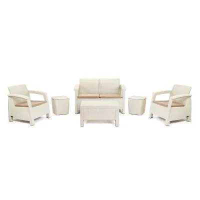 Salon De Jardin Carthage 6 Places SOTUFAB chez affariyet pas cher