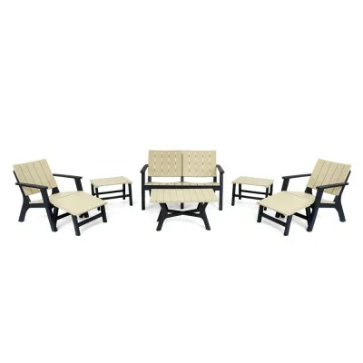 Salon Central Park 4Places Confort Bois Sotufab chez affariyet pas cher