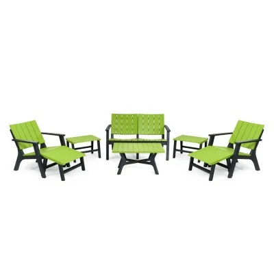 Salon Central Park 4Places Confort Bois Sotufab -Vert