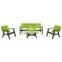 Salon Central Park 5Places Basic Bois Sotufab chez affariyet pas cher