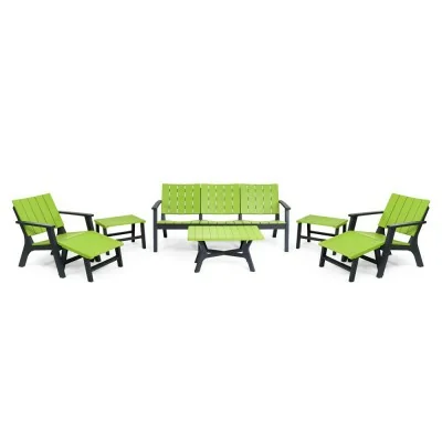 Salon Central Park 5Places Confort Bois chez affariyet pas cher