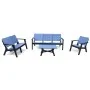Salon Central Park 6Places Basic Bois chez affariyet pas cher
