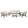 Salon Central Park 6Places Basic Bois SOTUFAB Chez affariyet pas cher