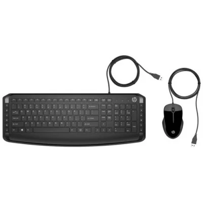 Ensemble clavier + souris filiare HP 200 Azerty - Noir