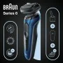 Rasoir Électrique Séries 6 À Grille Sans Fil Wet & Dry Braun chez affariyet pas cher