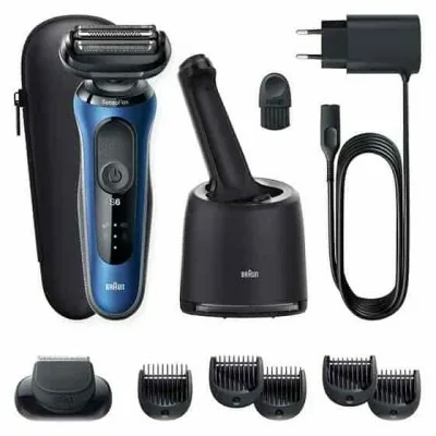Rasoir Électrique Séries 6 À Grille Sans Fil Wet & Dry Braun chez affariyet pas cher