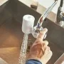 Filtre Pour Robinet LAICA + Bouteille en verre  -Blanc chez affariyet pas cher