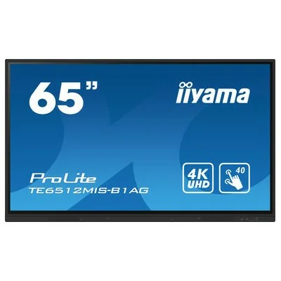 Ecran Tactile IIYAMA ProLite 65'' 4K UHD IPS 60Hz - Noir