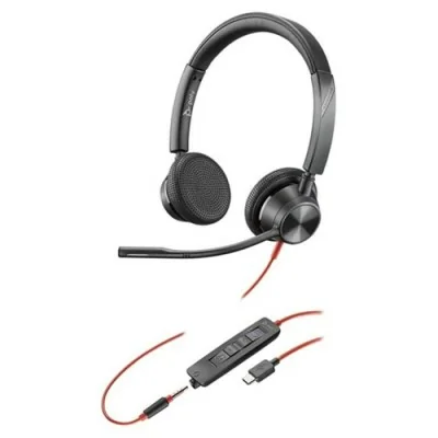 Micro Casque Filaire HP Poly Blackwire 3325 - Noir