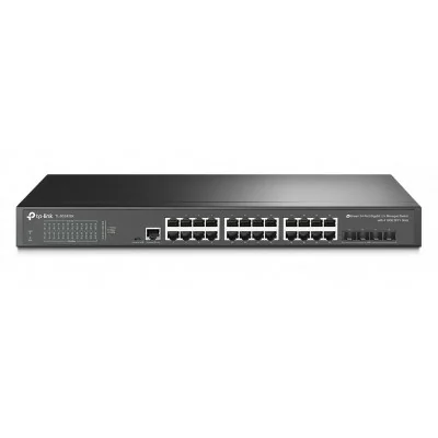 Switch Administrable TP-LINK JetStream 24 ports 10/100/1000 Mbps L2 + 4 Ports SFP + 10GE